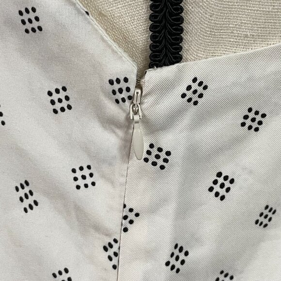 NEW Everlane The Long Weekend Dress in Butterlite Womens 0 Bone Black Dot - Picture 14 of 16